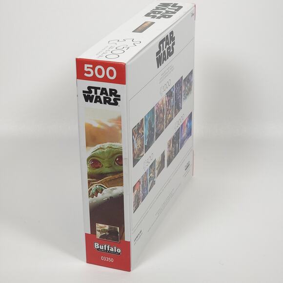 Star Wars Mandalorian The Child 500 Piece Puzzle Buffalo Grogu Bonus Poster - Picture 4 of 5
